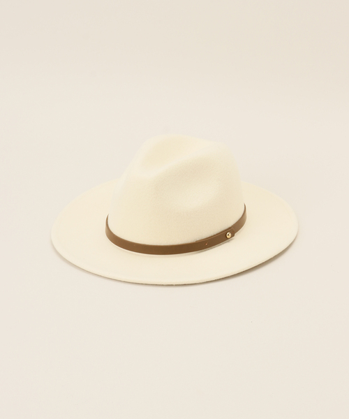 ウールハット ベージュ ゴットマン フェルトハット Trilby Wool Hat（トリルビー ウール