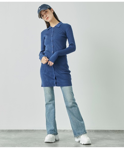 ANAP（アナップ）の「ストレッチフレアデニムパンツ（デニムパンツ・レディース・ブラック/ブルー・M/S）」の16枚目の写真