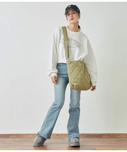 ANAP（アナップ）の「ストレッチフレアデニムパンツ（デニムパンツ・レディース・ブラック/ブルー・M/S）」の18枚目の写真