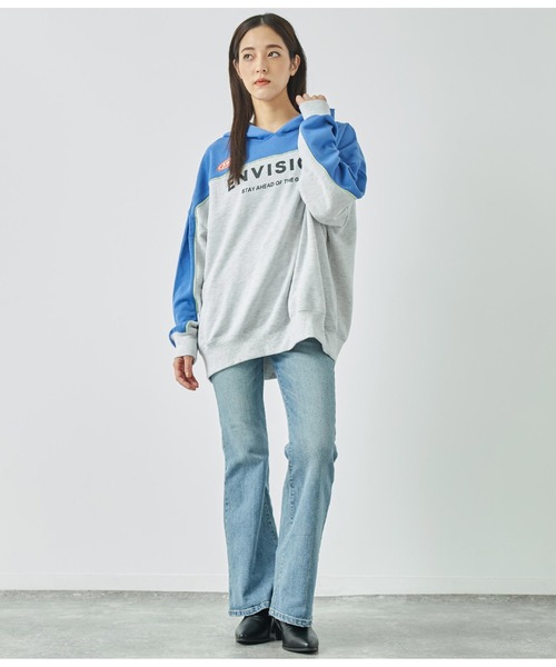 ANAP（アナップ）の「ストレッチフレアデニムパンツ（デニムパンツ・レディース・ブラック/ブルー・M/S）」の10枚目の写真