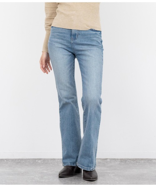 ANAP（アナップ）の「ストレッチフレアデニムパンツ（デニムパンツ・レディース・ブラック/ブルー・M/S）」の20枚目の写真