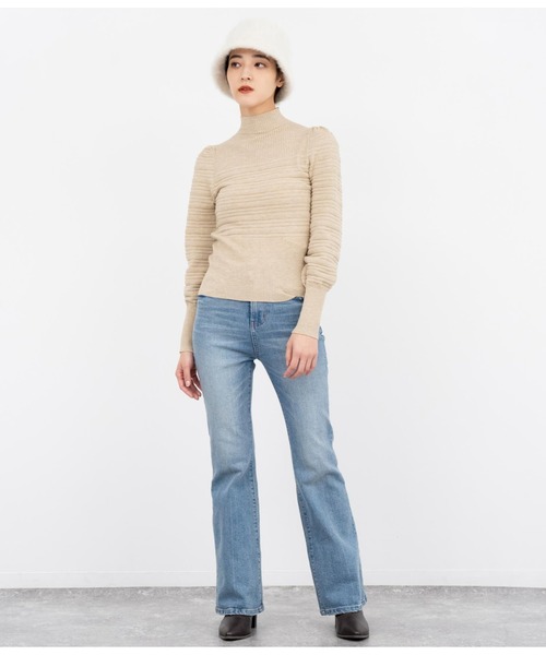 ANAP（アナップ）の「ストレッチフレアデニムパンツ（デニムパンツ・レディース・ブラック/ブルー・M/S）」の22枚目の写真