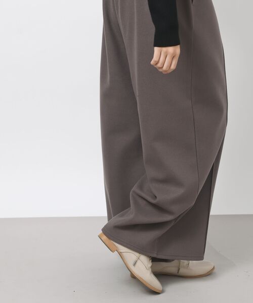 rps（アールピーエス）の「起毛ワイドパンツ（スラックス・レディース・ブラック/グレイッシュベージュ/モカ・フリー）」の11枚目の写真