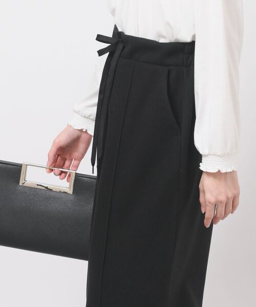 rps（アールピーエス）の「起毛ワイドパンツ（スラックス・レディース・ブラック/グレイッシュベージュ/モカ・フリー）」の17枚目の写真