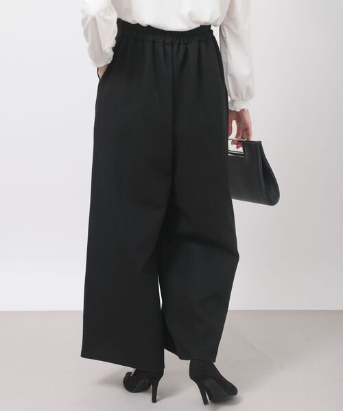 rps（アールピーエス）の「起毛ワイドパンツ（スラックス・レディース・ブラック/グレイッシュベージュ/モカ・フリー）」の18枚目の写真