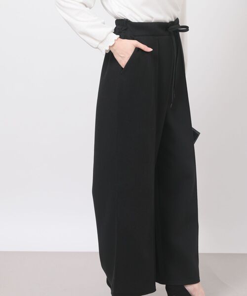 rps（アールピーエス）の「起毛ワイドパンツ（スラックス・レディース・ブラック/グレイッシュベージュ/モカ・フリー）」の19枚目の写真