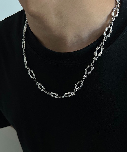 ALL RUNS(オールランズ)の「チェーンネックレス(ネックレス・メンズ・シルバー・FREE)」の2枚目の写真
