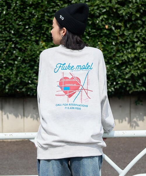 セール】ハート モーテル スウェット/バックプリントスウェット/ロゴ