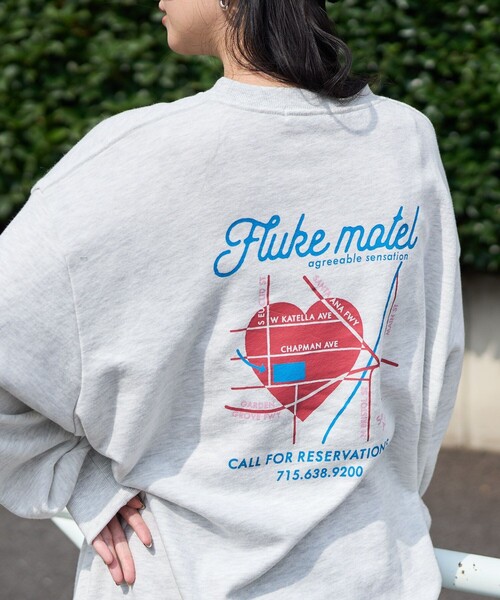 セール】ハート モーテル スウェット/バックプリントスウェット/ロゴ