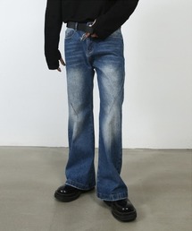 Ressaca（レサーカ）の「切り替えデザイン 美シルエット フレアデニムパンツ（デニムパンツ）」