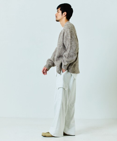 FREAK'S STORE（フリークスストア）の「15oz HEAVY WEIGHT Sweat Cargo Pants/15オンス ヘビーウェイト スウェットカーゴパンツ/リラックスフィット/USAコットン（カーゴパンツ・メンズ・ライトグレー/グリーン/チャコールグレー/グレー・SMALL/MEDIUM/LARGE）」の6枚目の写真