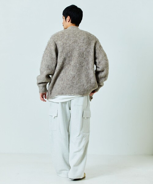 FREAK'S STORE（フリークスストア）の「15oz HEAVY WEIGHT Sweat Cargo Pants/15オンス ヘビーウェイト スウェットカーゴパンツ/リラックスフィット/USAコットン（カーゴパンツ・メンズ・ライトグレー/グリーン/チャコールグレー/グレー・SMALL/MEDIUM/LARGE）」の7枚目の写真