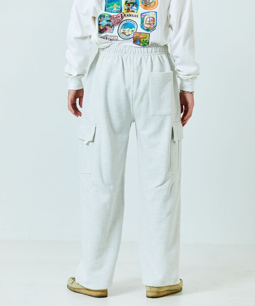 FREAK'S STORE（フリークスストア）の「15oz HEAVY WEIGHT Sweat Cargo Pants/15オンス ヘビーウェイト スウェットカーゴパンツ/リラックスフィット/USAコットン（カーゴパンツ・メンズ・ライトグレー/グリーン/チャコールグレー/グレー・SMALL/MEDIUM/LARGE）」の12枚目の写真
