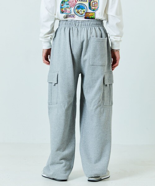 FREAK'S STORE（フリークスストア）の「15oz HEAVY WEIGHT Sweat Cargo Pants/15オンス ヘビーウェイト スウェットカーゴパンツ/リラックスフィット/USAコットン（カーゴパンツ・メンズ・ライトグレー/グリーン/チャコールグレー/グレー・SMALL/MEDIUM/LARGE）」の21枚目の写真