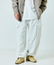 FREAK'S STORE | 15oz HEAVY WEIGHT Sweat Cargo Pants/15オンス ヘビーウェイト スウェットカーゴパンツ/リラックスフィット/USAコットン(カーゴパンツ)