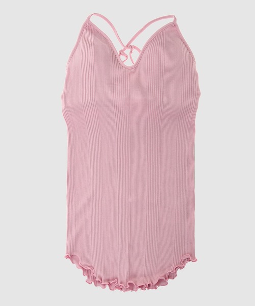 Random rib bra camisole