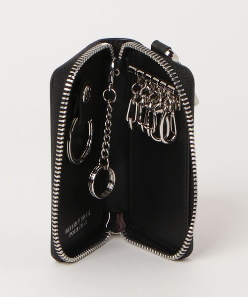 BEVERLY HILLS POLO CLUB（ビバリーヒルズポロクラブ）の「【Beverly Hills Polo Club/ビバリーヒルズポロクラブ】ワンポイントポニー レザーキーケース（ジップ開閉）（キーケース/キーアクセサリー・メンズ・ネイビー/ブラック/グリーン/ブラック系1/ブラック系2/ダークブラウン・FREE）」の22枚目の写真