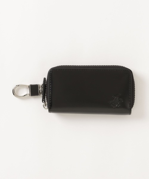 BEVERLY HILLS POLO CLUB（ビバリーヒルズポロクラブ）の「【Beverly Hills Polo Club/ビバリーヒルズポロクラブ】ワンポイントポニー レザーキーケース（ジップ開閉）（キーケース/キーアクセサリー・メンズ・ネイビー/ブラック/グリーン/ブラック系1/ブラック系2/ダークブラウン・FREE）」の7枚目の写真