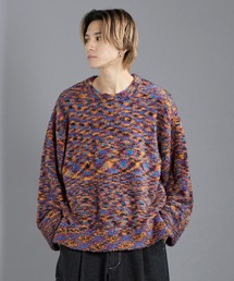 Adoon plain | スペースダイサイドジップニット(ニット/セーター)
