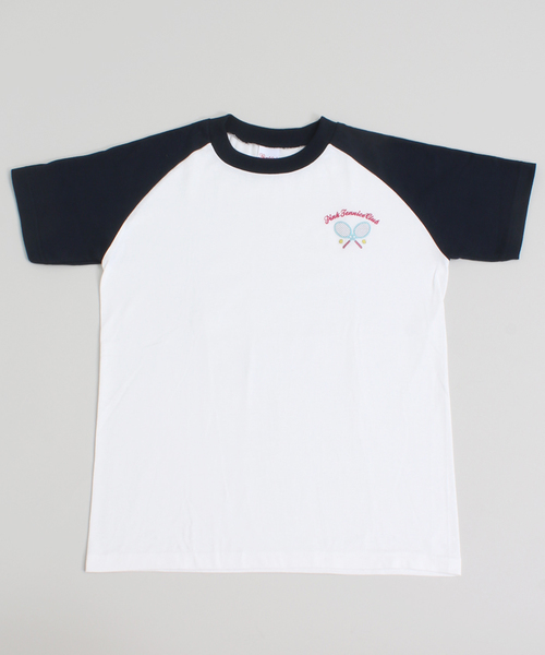 WC(ダブル シー)の「WC/ワンポイント刺繍ラグランカットソー(Tシャツ/カットソー・レディース・ブラック/ネイビー/レッド・FREE)」の6枚目の写真