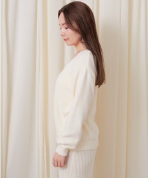 SNIDEL HOME Creamy Touch ロングパンツ　アイボリー　美品 78634522b_b_02_215.jpg