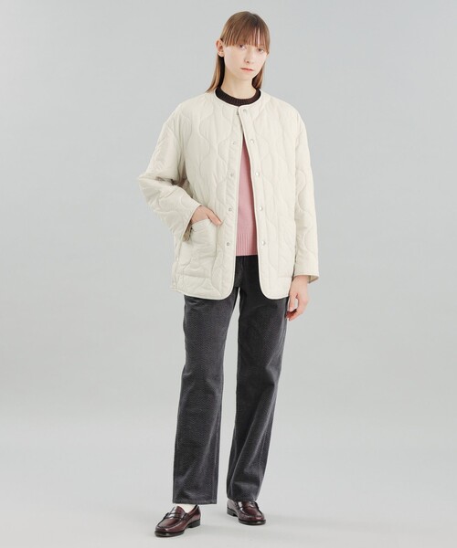 MACKINTOSH PHILOSOPHY（ﾏｯｷﾝﾄｯｼｭ ﾌｨﾛｿﾌｨｰ）の「GREY LABEL FELTON(フェルトン)（ブルゾン・レディース・カーキ/ブラック/ホワイト系その他・2/6）」の2枚目の写真
