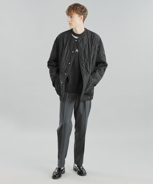 MACKINTOSH PHILOSOPHY（ﾏｯｷﾝﾄｯｼｭ ﾌｨﾛｿﾌｨｰ）の「GREY LABEL FELTON(フェルトン)（ブルゾン・レディース・カーキ/ブラック/ホワイト系その他・2/6）」の3枚目の写真