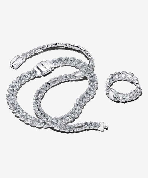 Pandora Timeless パヴェ チェーン ブレスレット（ブレスレット