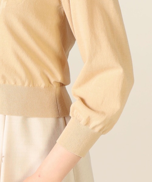 LAISSE PASSE(レッセパッセ)の「《LAISSE PASSE PREMIUM LINE》リリーオパールカーディガン(カーディガン/ボレロ・レディース・アイボリー/ベージュ/ネイビー・MEDIUM)」の21枚目の写真