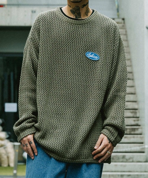 【セール】MESH KNIT PULLOVER（ベスト）｜Subciety（サブサエティ）