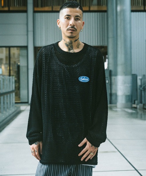 【セール】MESH KNIT PULLOVER（ベスト）｜Subciety（サブサエティ）