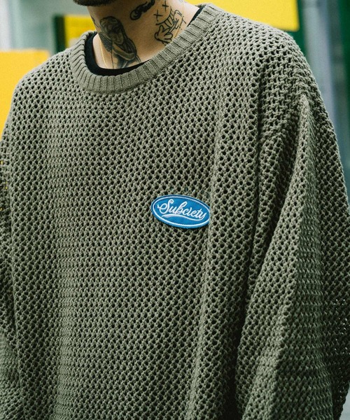 【セール】MESH KNIT PULLOVER（ベスト）｜Subciety（サブサエティ）