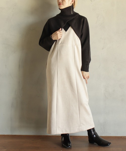 kese-moi（ケセモイ）の「タートル変形プルオーバー（ニット/セーター・レディース・グレー/ブラック/オフホワイト・FREE）」の22枚目の写真