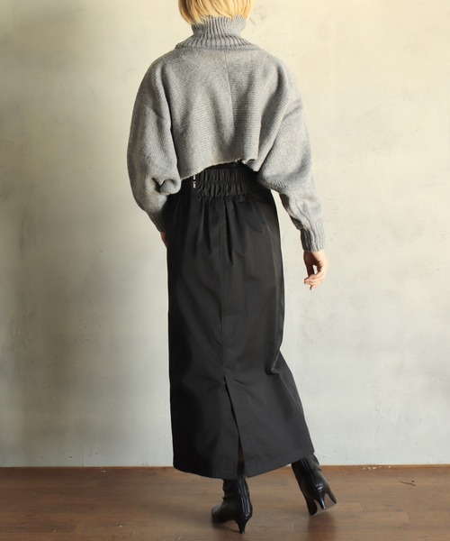 kese-moi（ケセモイ）の「タートル変形プルオーバー（ニット/セーター・レディース・グレー/ブラック/オフホワイト・FREE）」の17枚目の写真