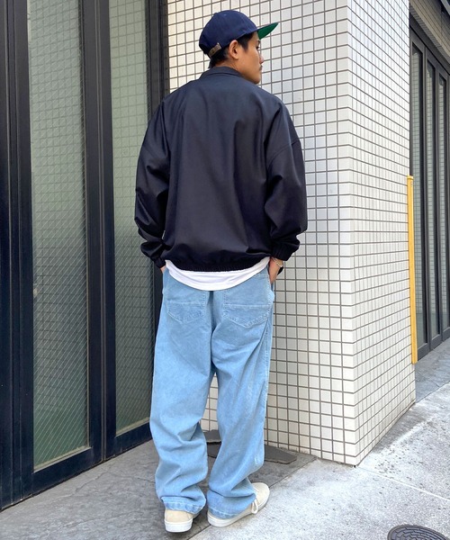 DC(ディーシー)の「DC/ディーシー デニムパンツ ワンポイント ワイドシルエット DPT241007(デニムパンツ・メンズ・スミクロ/ライトインディゴブルー/インディゴブルー・XL/M/L)」の6枚目の写真