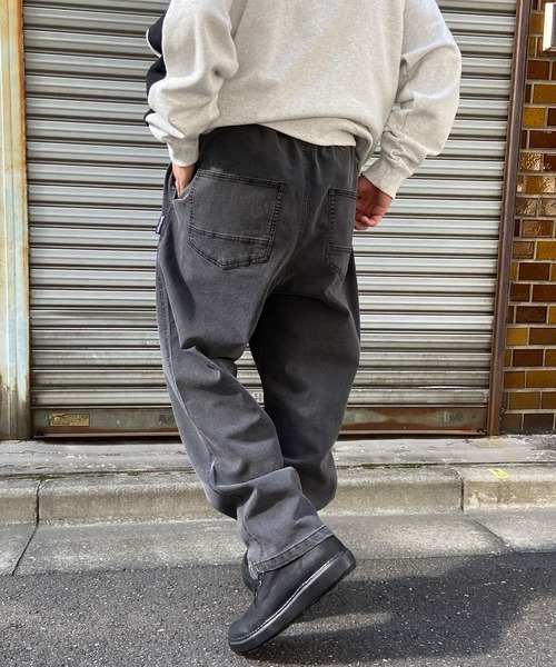 DC(ディーシー)の「DC/ディーシー デニムパンツ ワンポイント ワイドシルエット DPT241007(デニムパンツ・メンズ・スミクロ/ライトインディゴブルー/インディゴブルー・XL/M/L)」の5枚目の写真