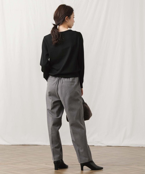 Gready Brilliant(グレディブリリアン)の「TRピーチCプレスパンツ(その他パンツ・レディース・グレー/キャメル・36/38)」の15枚目の写真