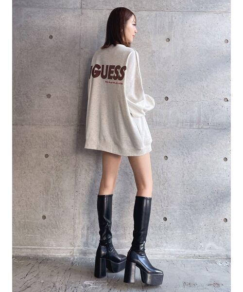 GYDA（ジェイダ）の「IGUESS BIG スウェット トップス（スウェット・レディース・ライトグレー/ブラック/その他1・FREE）」の13枚目の写真
