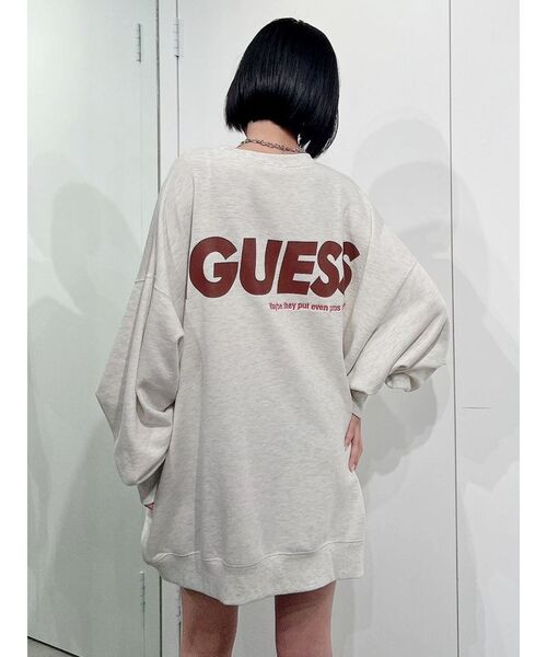 GYDA（ジェイダ）の「IGUESS BIG スウェット トップス（スウェット・レディース・ライトグレー/ブラック/その他1・FREE）」の7枚目の写真