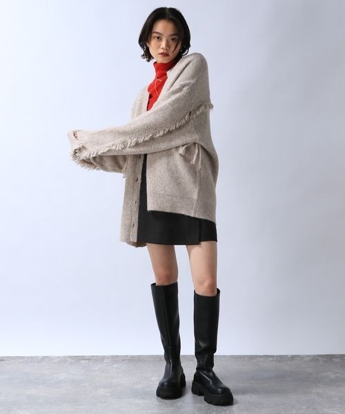 JEANASIS（ジーナシス）の「フロントボタンスカパン/993642（その他パンツ・レディース・チャコールグレー/ブラック・FREE）」の16枚目の写真