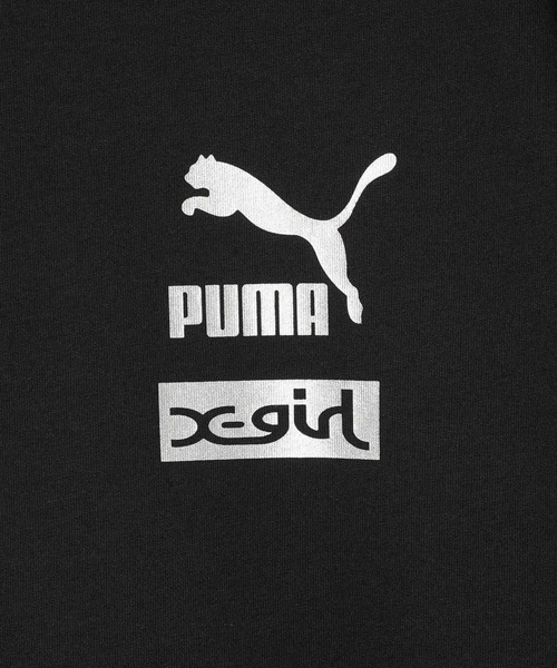 PUMA（プーマ）の「PUMA X X-GIRL GRAPHIC TEE GF（Tシャツ/カットソー・レディース・ブラック/ホワイト・M/S）」の7枚目の写真