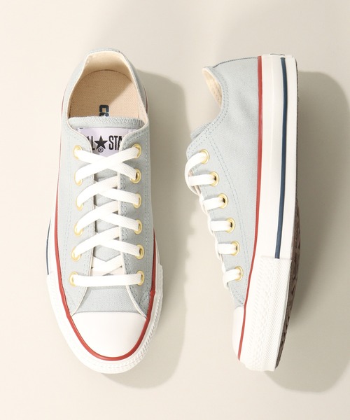 CONVERSE ALL STAR(コンバースオールスター)の「CONVERSE コンバース ALL STAR オールスター TRICOLINE OX(スニーカー・レディース・ブルー系/ホワイト/ライトグレー・23.5cm/24.5cm/24.0cm/23cm)」の1枚目の写真