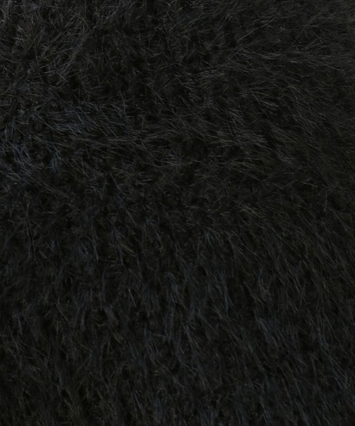 MIELI INVARIANT（ミエリインヴァリアント）の「Shaggy Knit Bustier（ニット/セーター・レディース・アイボリー/ブラック・FREE）」の19枚目の写真
