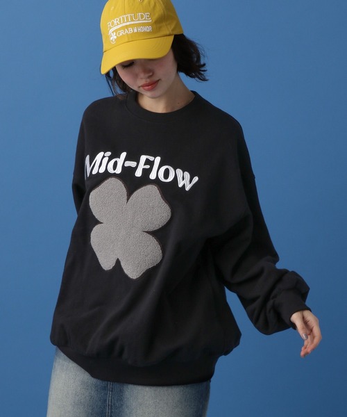 PBLIM（ページボーイリム）の「PBLIM/クローバーシシュウスウェット（スウェット・レディース・ブラック/ブルー/グリーン・MEDIUM/LARGE）」の5枚目の写真