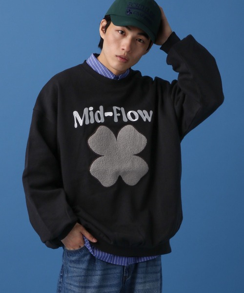 PBLIM（ページボーイリム）の「PBLIM/クローバーシシュウスウェット（スウェット・レディース・ブラック/ブルー/グリーン・MEDIUM/LARGE）」の11枚目の写真