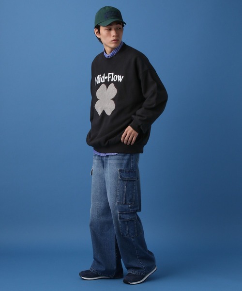 PBLIM（ページボーイリム）の「PBLIM/クローバーシシュウスウェット（スウェット・レディース・ブラック/ブルー/グリーン・MEDIUM/LARGE）」の14枚目の写真