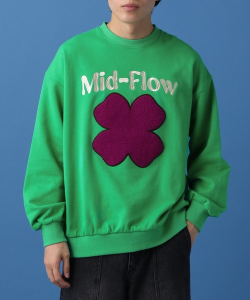 PBLIM（ページボーイリム）の「PBLIM/クローバーシシュウスウェット（スウェット・レディース・ブラック/ブルー/グリーン・MEDIUM/LARGE）」の22枚目の写真