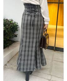 MERCURYDUO | バックレースアップストレッチマーメイドスカート(スカート)