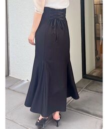 MERCURYDUO | バックレースアップストレッチマーメイドスカート(スカート)