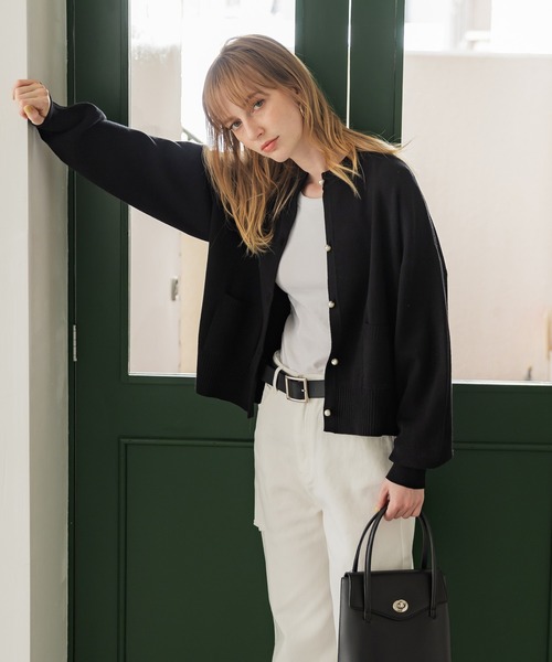 セール】パールボタンカーディガン（カーディガン/ボレロ）｜coca